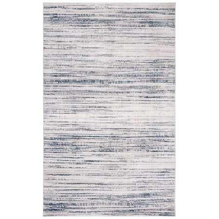 Safavieh 5 ft. 3 in. x 7 ft. 6 in. Vogue Blue & Beige Power Loomed Rectangle Area Rug VGE160M-5